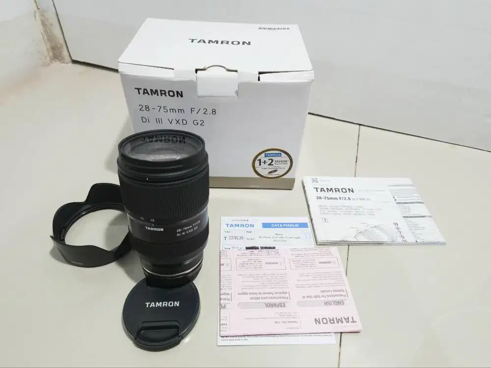 Tamron 28-75mm 2.8 VXD G2 (A063) SUPER LIKE NEW
