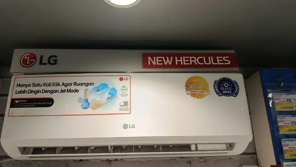 LG AC SPLIT 1/2 PK STANDARD BISA CASH/DEBIT/CICILAN TANPA KARTU KREDIT