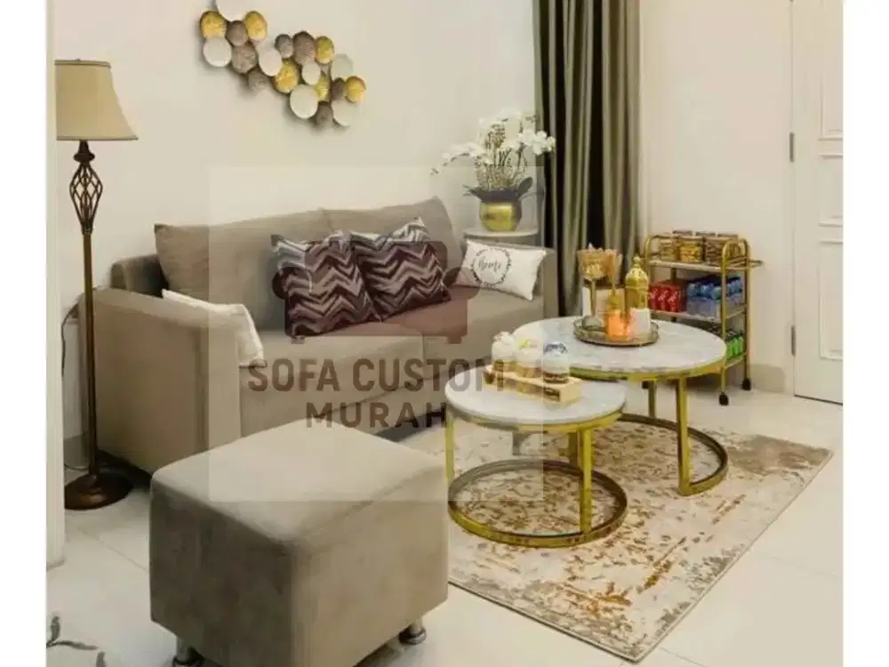 Sofa Minimalis Meja industrial double