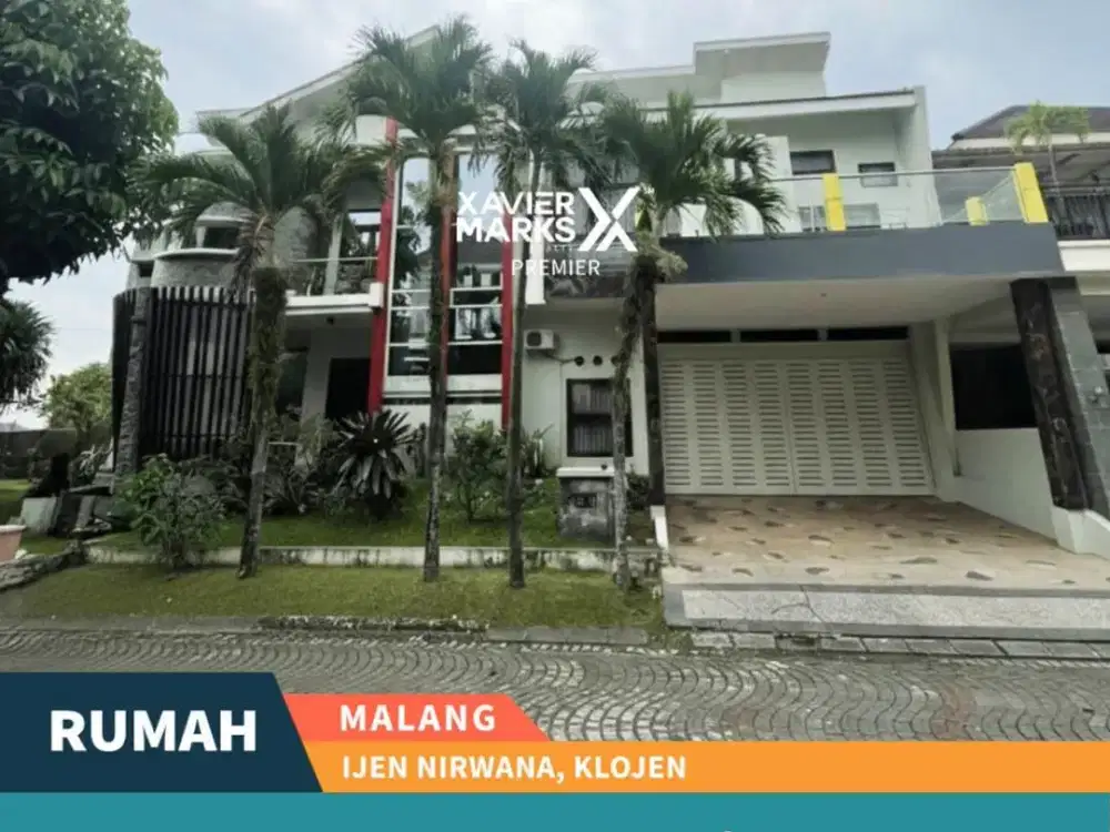 Dijual Rumah Mewah Semi Furnished di Ijen Nirwana Klojen Malang