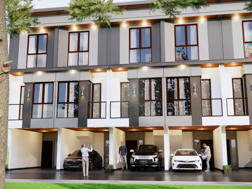 Rumah 3 Lantai Dwi warna Karang Anyar Jakarta pusat