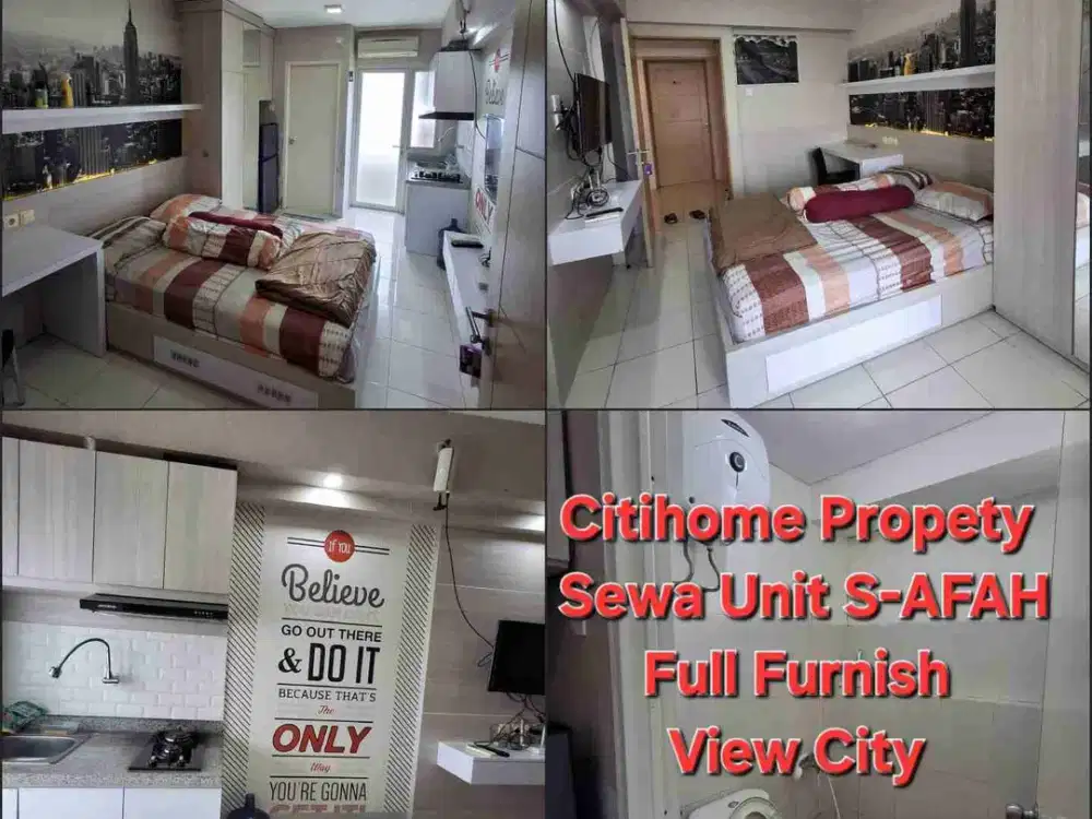 menyewakan apartemen educity 1BR Tahunan inklud wf by citihome