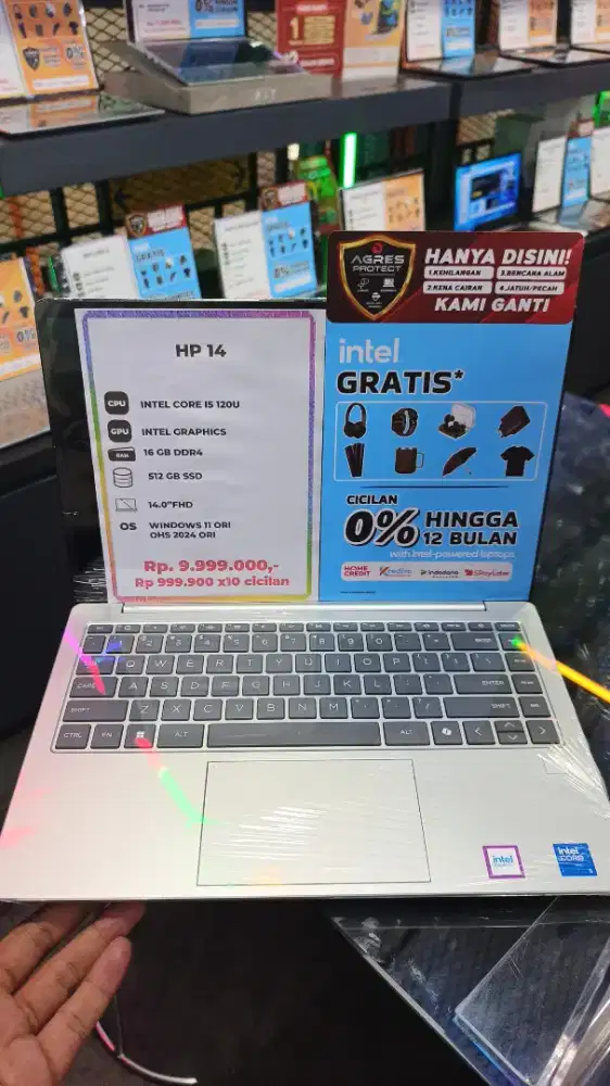 Laptop HP 14 dihome credit cukup bawa KTP saja