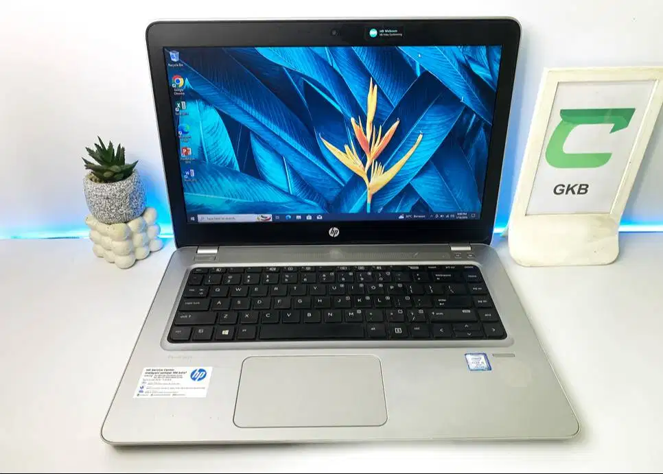 Laptop HP Probook core i5 7th Gen Ram 8gb dual penyimpanan Ssd Hardsik