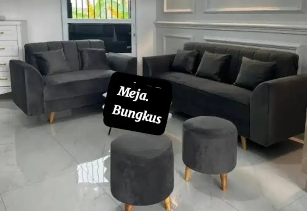 Ready ya sofa retro 3d 2d 2stool meja susun