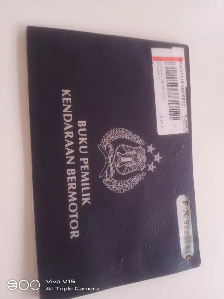 BPKB Yamaha Vega 2009 htm