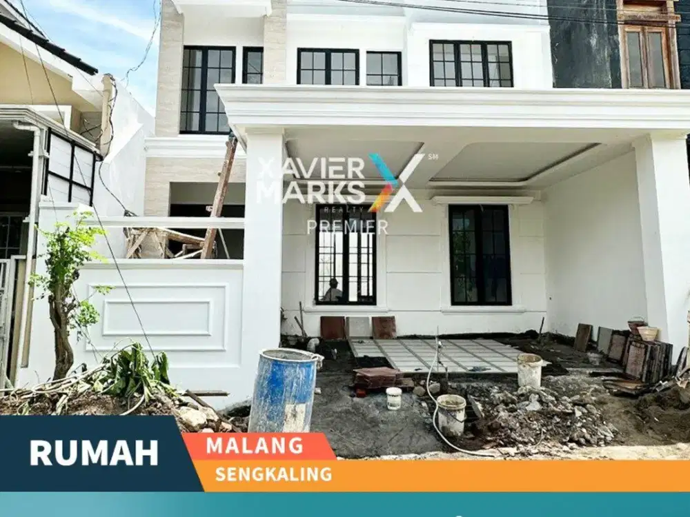 Dijual Rumah Baru dengan Gaya American Classic di Sengkaling, Malang