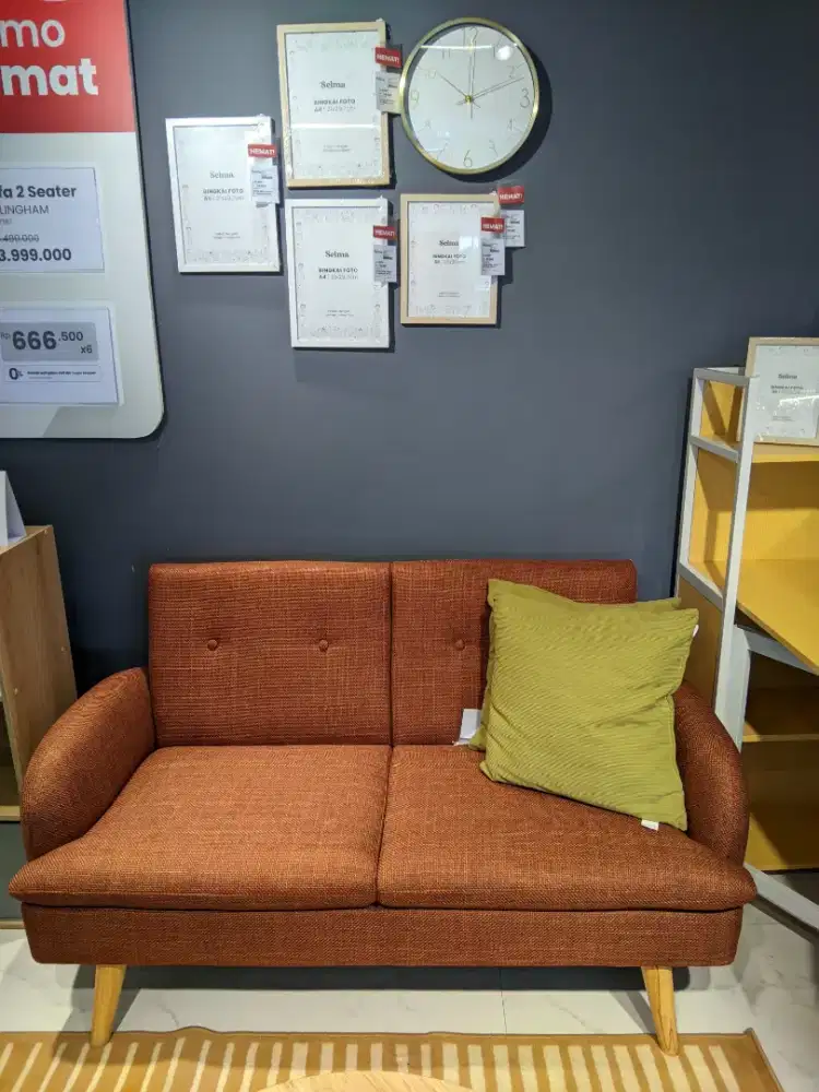 Sofa 2 seater fabric