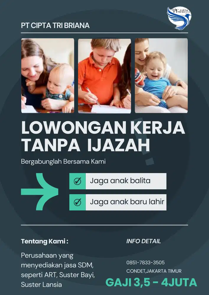 LOKER JAGA ANAK BALITA KHUSUS WANITA