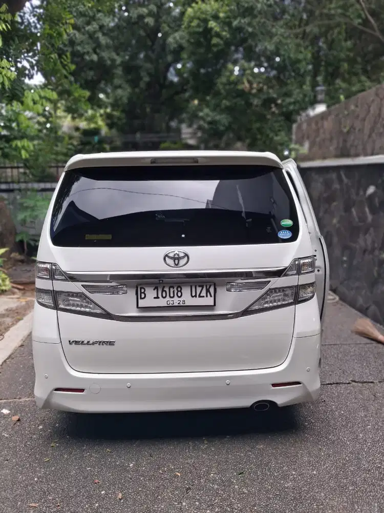 Toyota Vellfire 2012 Bensin