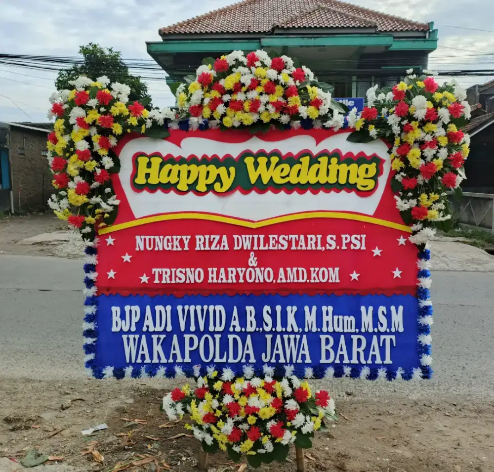 Karangan bunga papan bandung murah