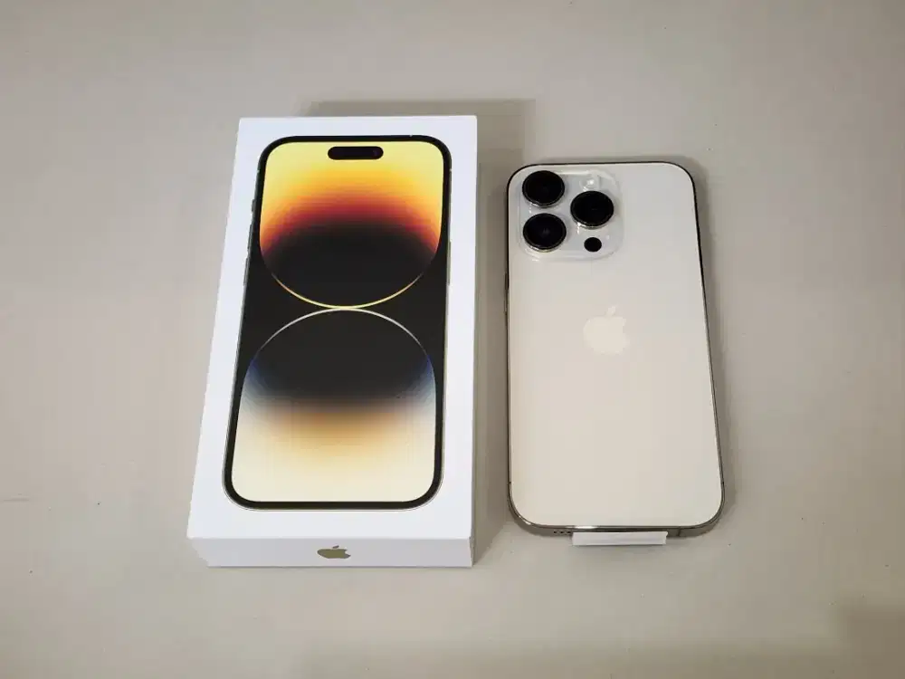 iPhone 14 Pro 256GB, Resmi iBox, Mulus 99%, Fullset Ori Lengkap, Bonus