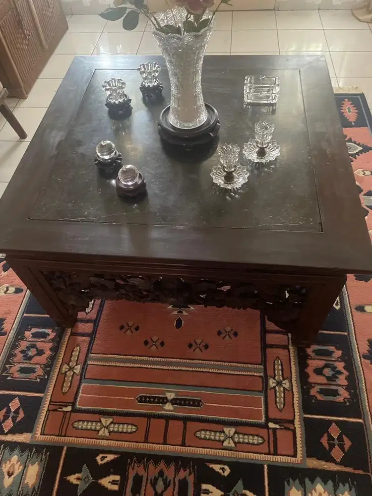 Dijual 1 meja marmar antik zaman