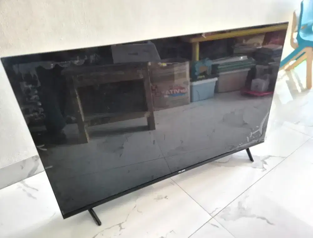 Aldo TV 43 inchi kondisi rusak