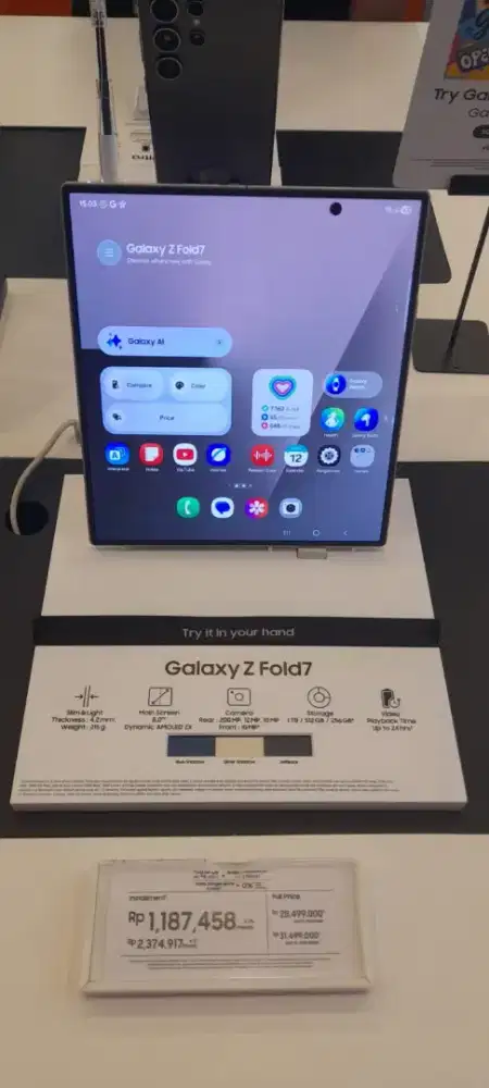 cicilan kredit Samsung Galaxy Z Fold 7 pakai home credit dibogor