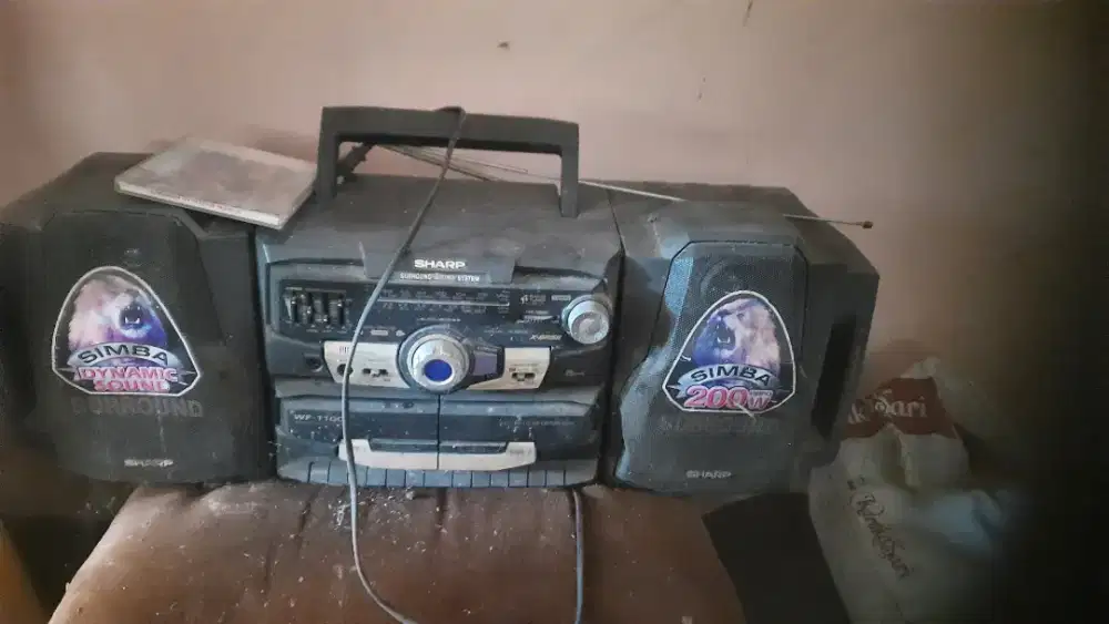 Dijual SHARP Compo tape/radio bekas