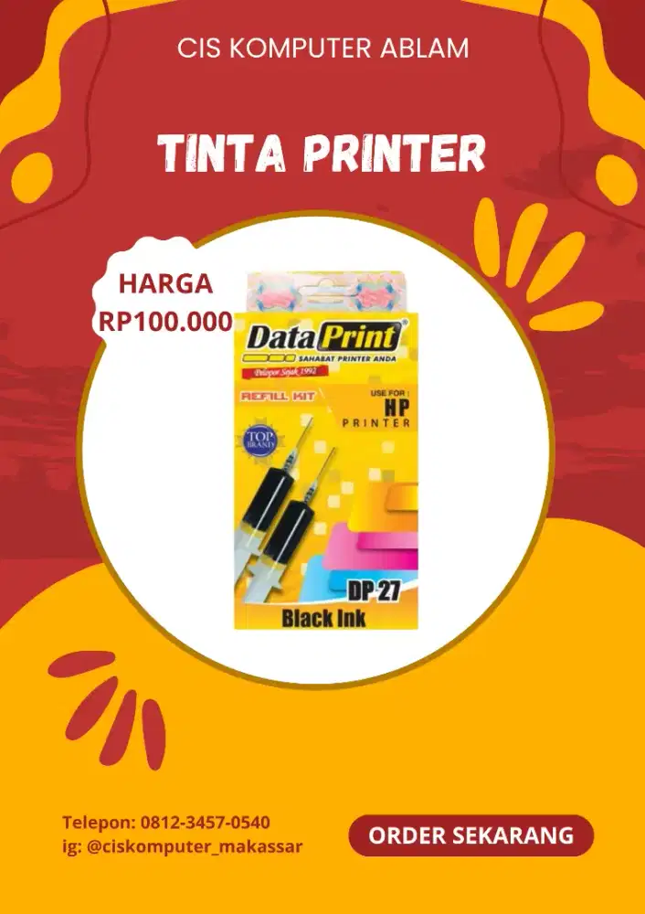 JUAL TINTA PRINTER