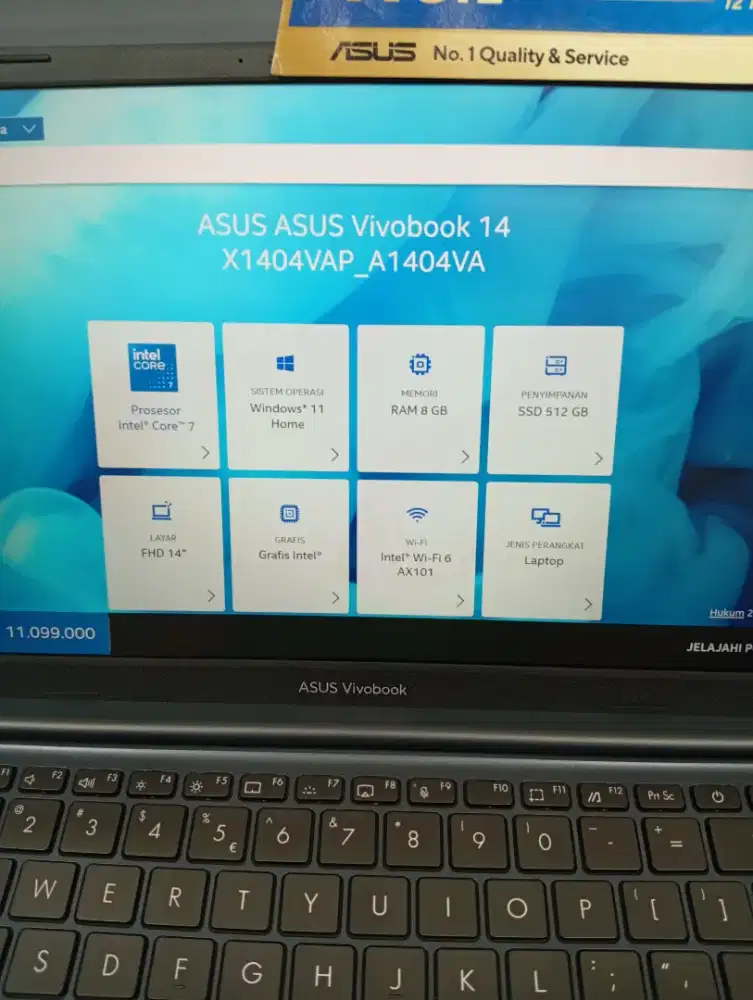 LAPTOP ASUS VIVOBOOK 14 X1404VAP_A14P4VA CICILAN TANPA KARTU KREDIT