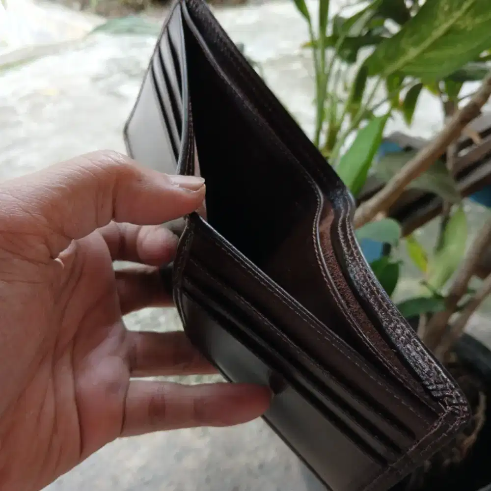 Gratis ongkir dompet Pria Kulit Sapi Asli Pullup