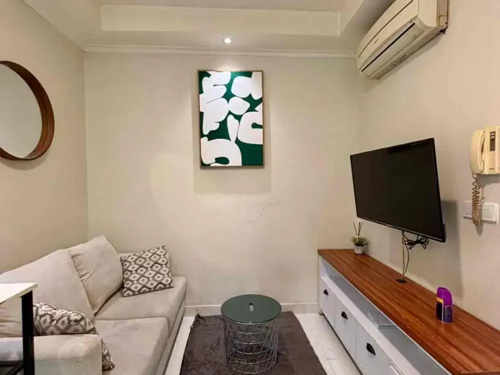sewa harian bulanan tahunan Apartemen City Home Moi Kelapa Gading 2 Kamar Full Furnish