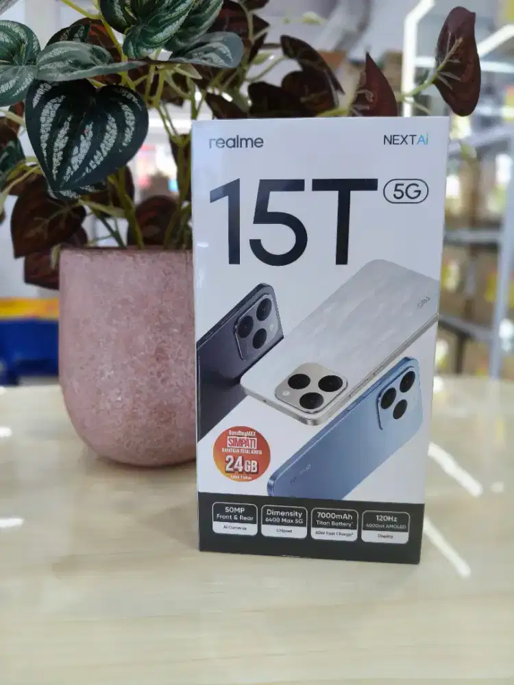 Realme 15T 5G 8GB/128GB Garansi Resmi Realme