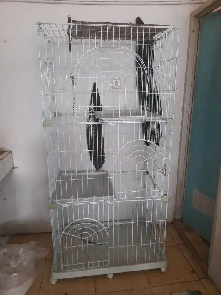 Jual kandang kucing masih baru