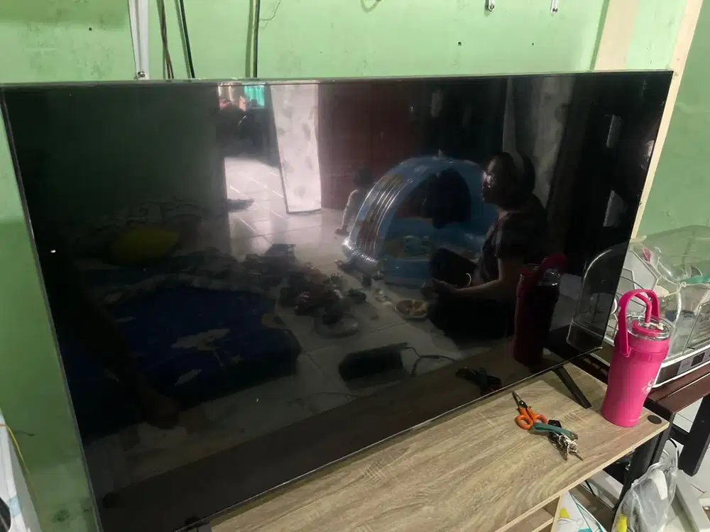 TV Panasonic 55 Inch (Nego) free meja tv & dispenser