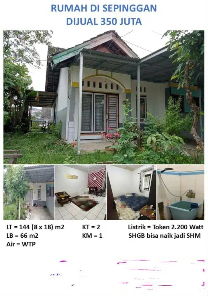 Di jual rumah murah di sepinggan balikpapan