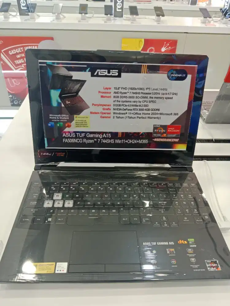 JUAL LAPTOP ASUS FA506NCG-R735B1T