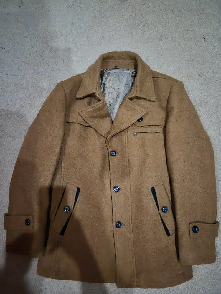 Winter Coat Brown Men