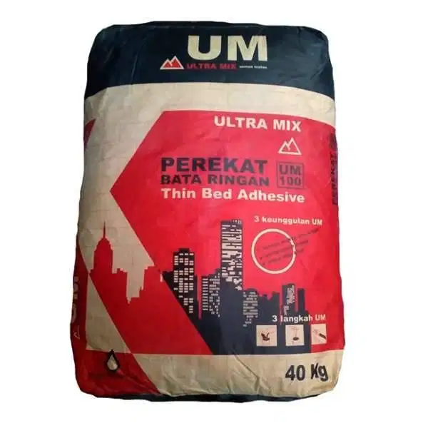 ULTRAMIX UM-100 SEMEN INSTANT/ MORTAR KHUSUS PEREKAT BATA RINGAN HEBEL