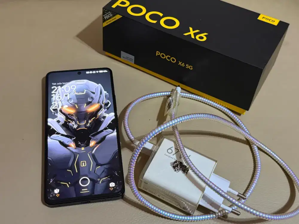 HP Murah POCO X6 5G (Ram 8/ 256GB)udah 5G, Support NFC - Mulus Terawat