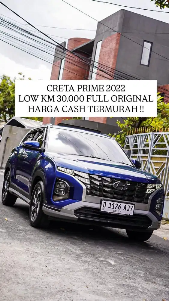 HYUNDAI CRETA PRIME 2022 LOW KM CASH TERMURAH FULL ORIGINAL