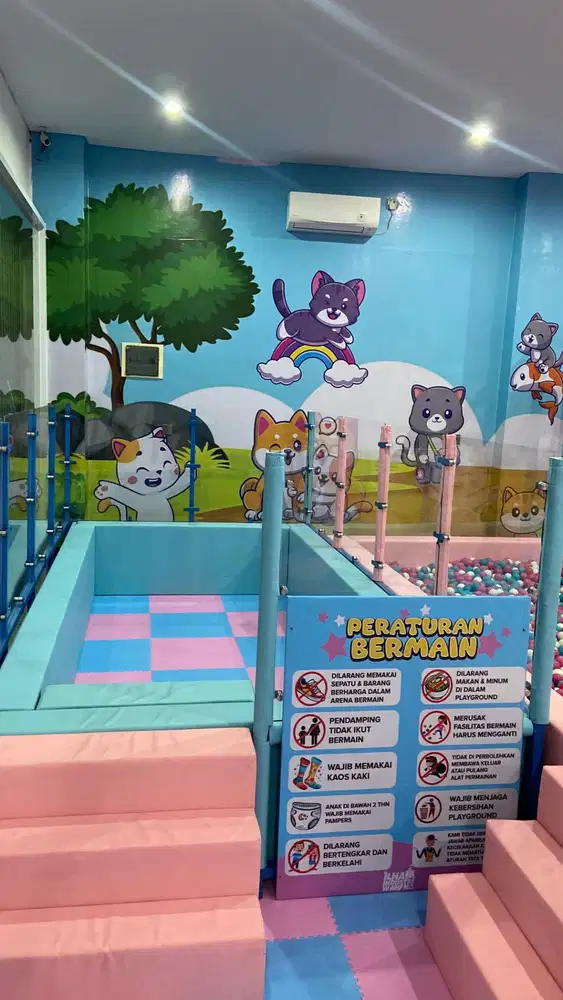 jasa Pembuatan playground termurah indoor outdoor mandi bola bak pasir