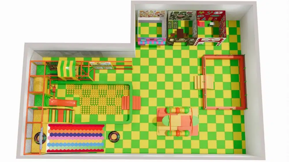 Jasa Pembuatan Mainan anak Playground indoor Set meja pasir anak anak