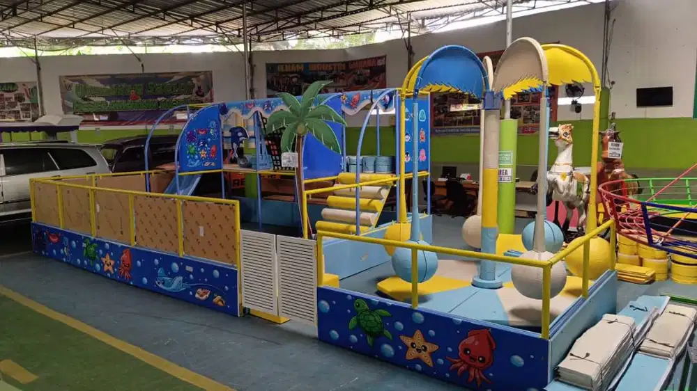 Playground Indoor anak jasa pembuatan termurah coconut palm