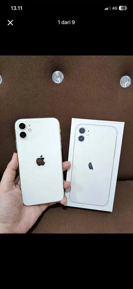 Iphone 11 64Gb White, Fullset No Minus.