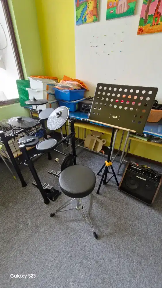 Drum Elektrik Digital  Nux DM 1X, Amplifier NuX Pa50