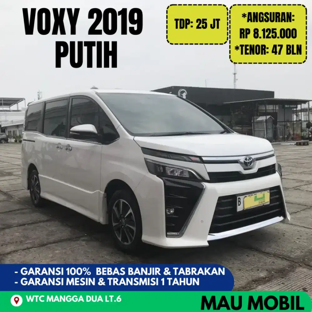 Voxy 2018/2019/2020 Putih, KM 40rb ANTIK