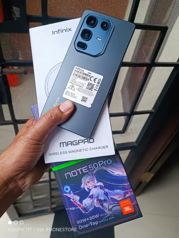 Infinix note 50 pro 16/256 mulus seperti baru dan lengkap