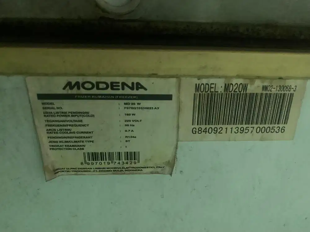 Chest freezer modena MD20W RUSAKKK KORSLET