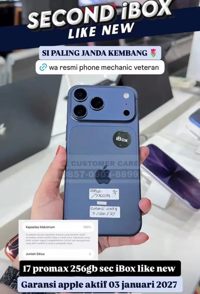 Kredit hp iphone 17 promax bunga 0%