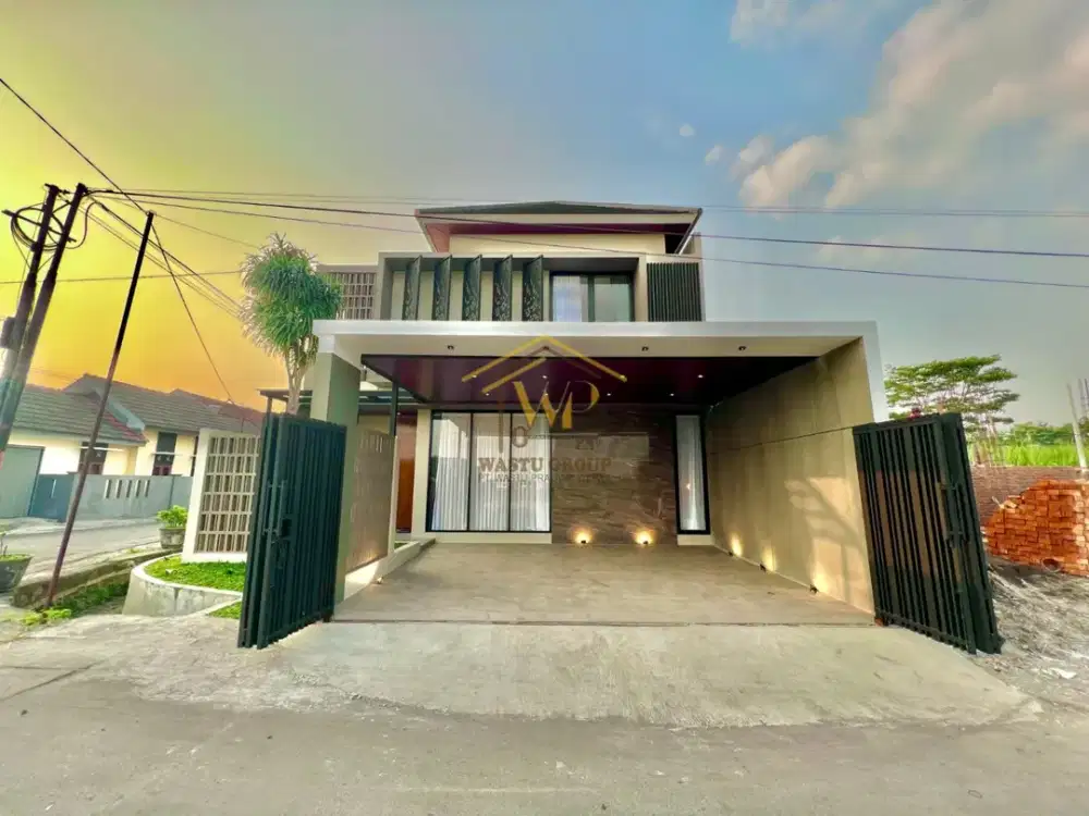 DIJUAL RUMAH CANTIK MEWAH FULL FURNISHED STRATEGIS DI KALASAN SLEMAN DEKAT BANDARA ADI SUCIPTO