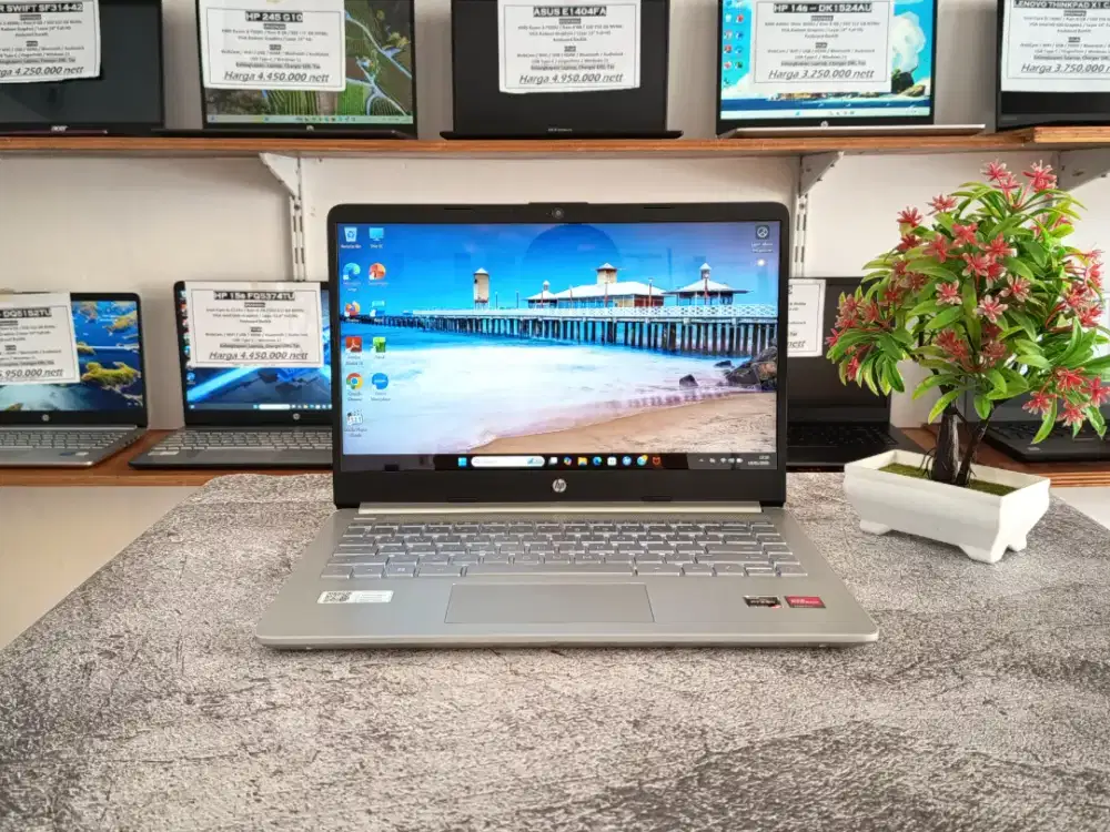 Hp 14s FQ1135AU Ryzen 5 5500U Ram 16GB NVMe 512GB