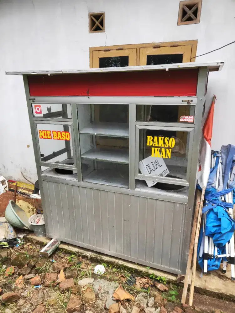 Gerobak Alumunium Bekas Bakso