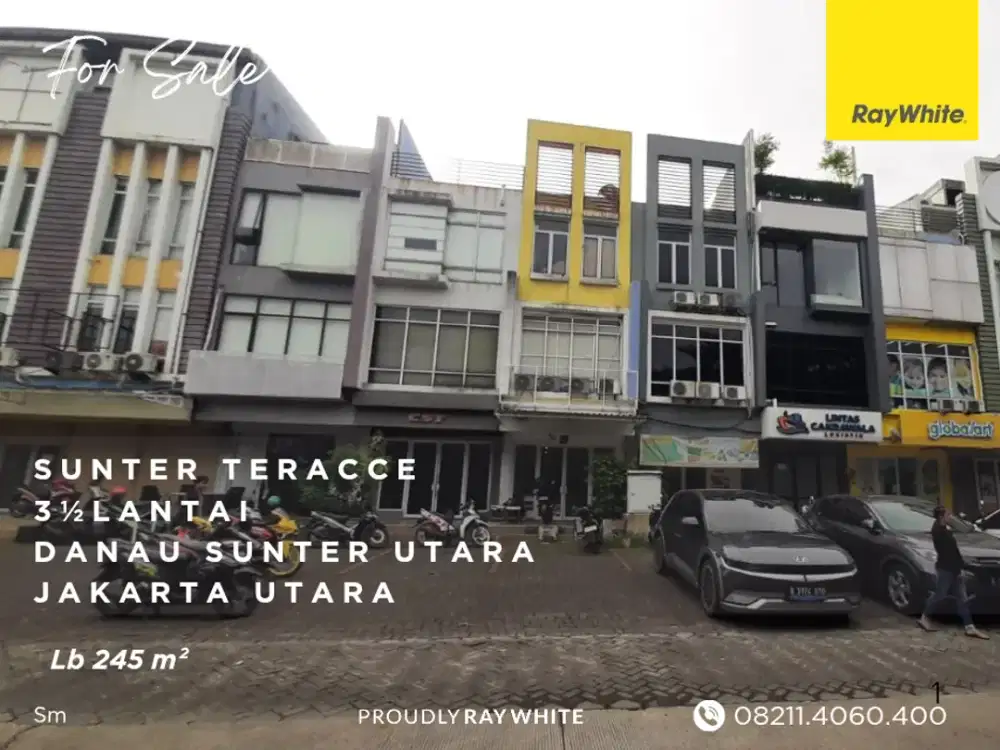 Ruko Teracce Sunter - Murah Banget - Danau Sunter Utara