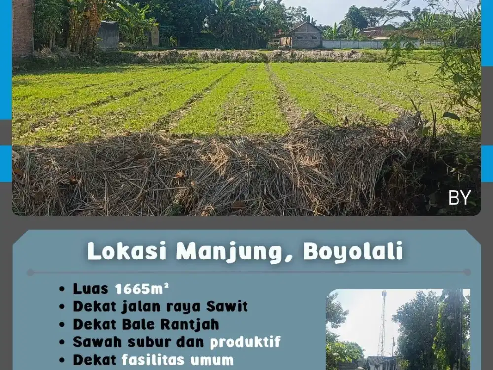 Sawah Produktif Akses Mudah Boyolali