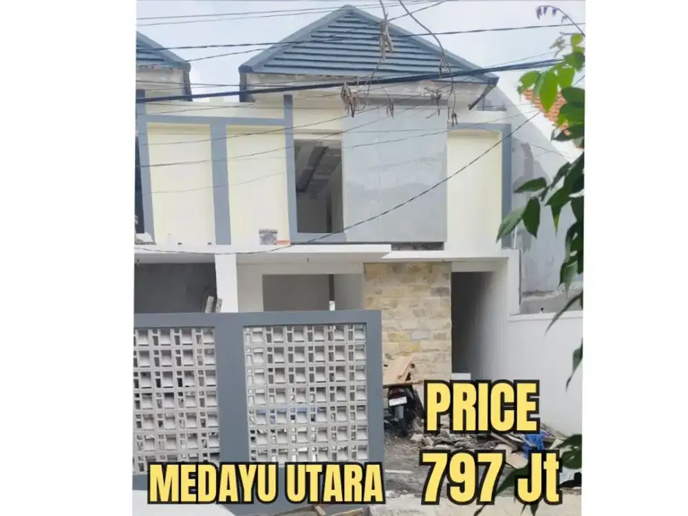 ‼️BARU GRESS ‼️ RUMAH MEDAYU UTARA MEDOKAN RUNGKUT PANDUGO. DEKAT MERR, BANDARA JUSTRU, TOL, UPN, Dsb