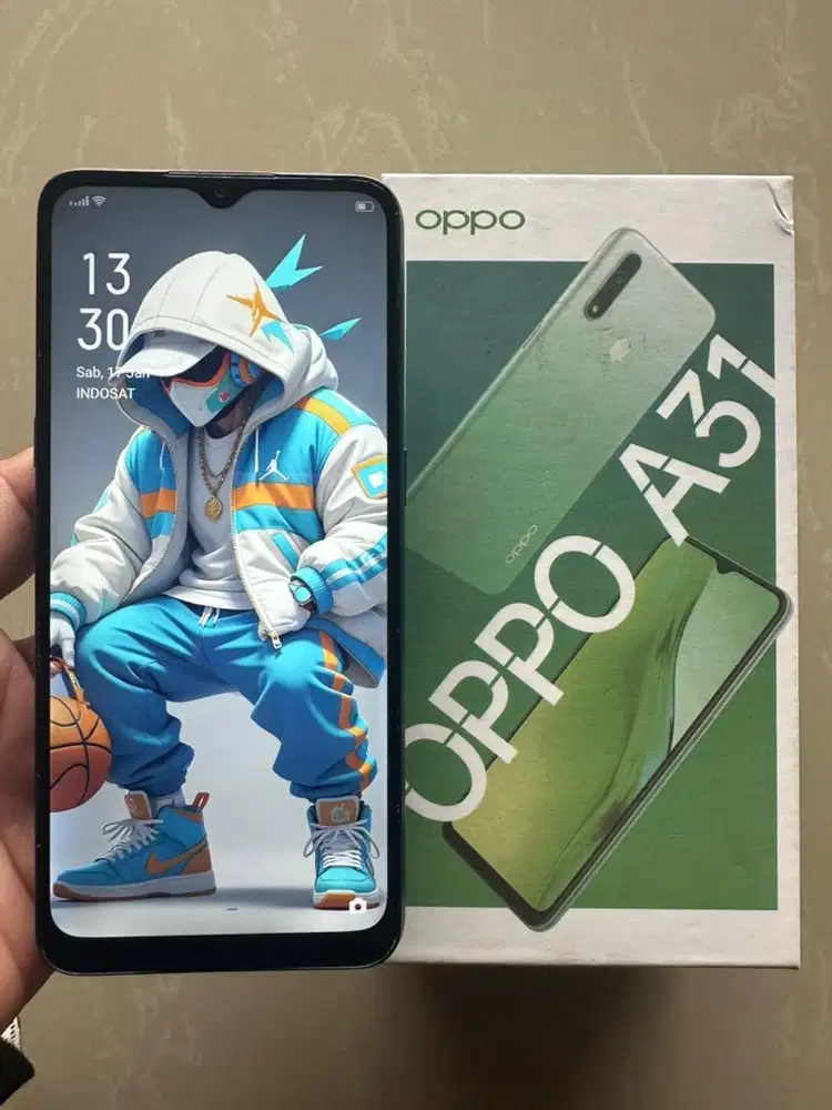 Oppo A31 8/256GB 5000MAH HP DAN BOX Normal Siap Pake BS TT