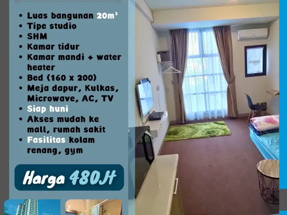 Unit Apartement The Kahyangan Semi Furnished